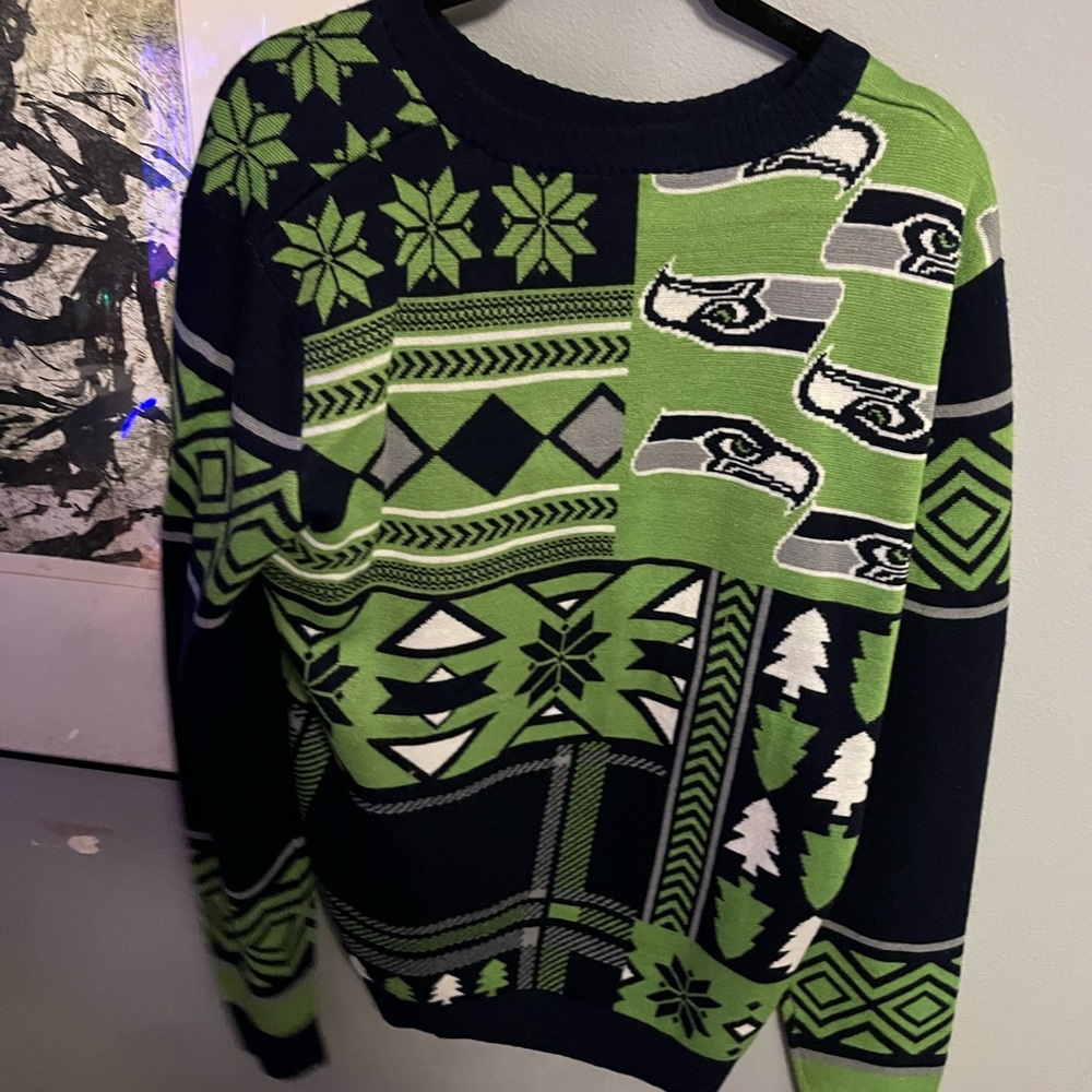 SEATTLE SEAHAWKS CHRISTMAS SWEATER